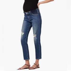 🆕 JOE'S The Lara Crop Maternity Jeans in Burden Destruct Vintage Stretch